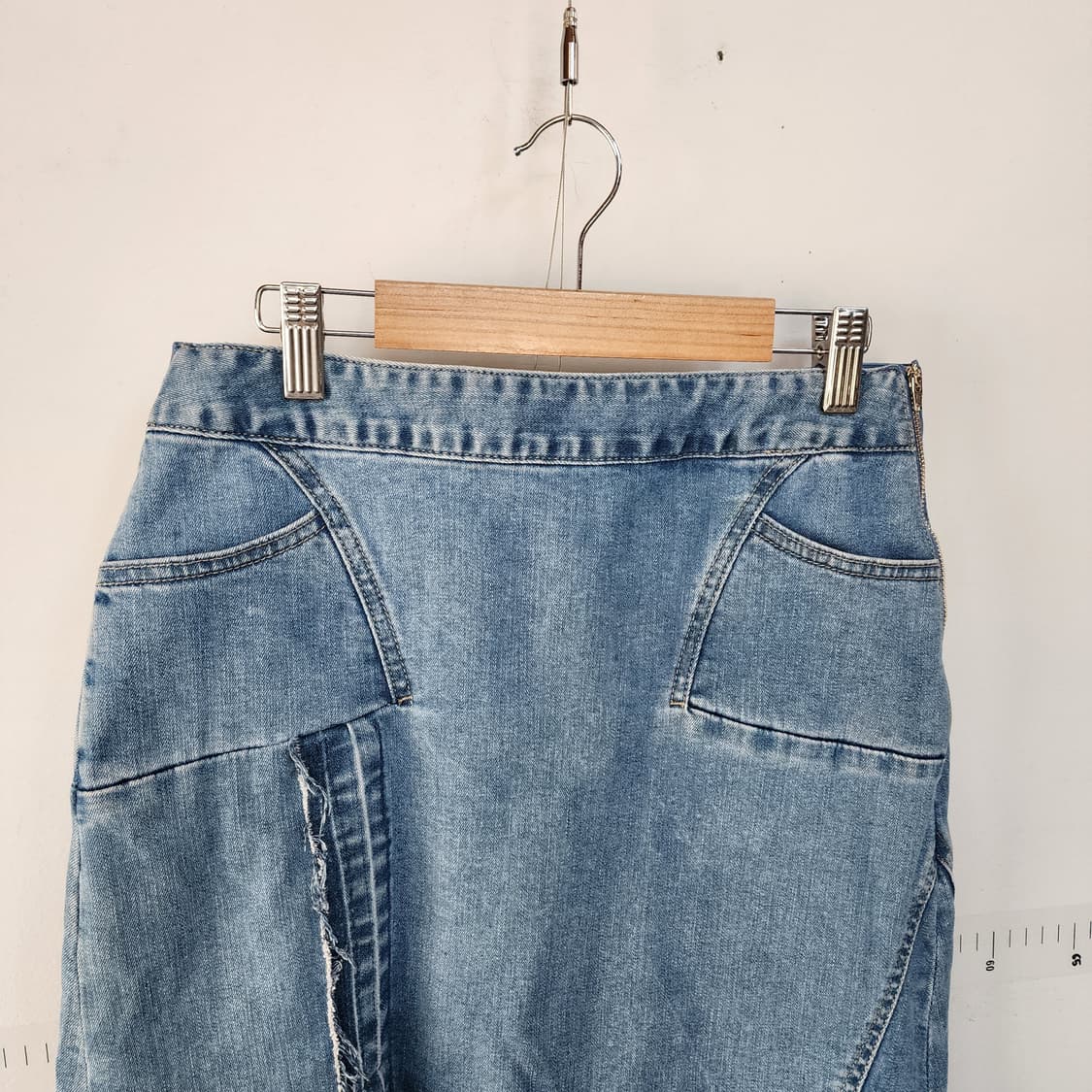 오즈 세컨 청 데님 롱 스커트 상품이미지3