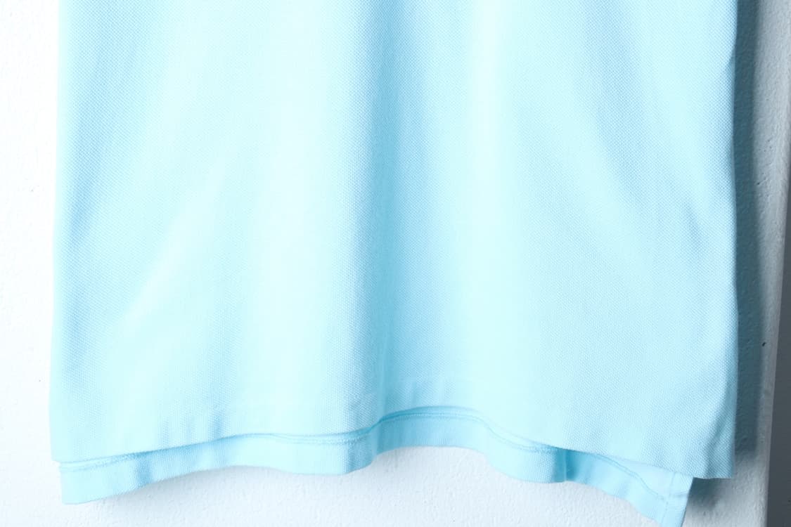 (M) 폴로 랄프로렌 반팔 카라 티셔츠 연블루 무지 컬러포니-H30673 상품이미지4