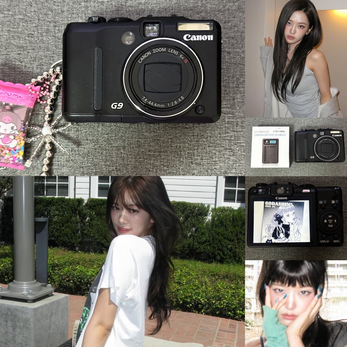 아이브 안유진 디카 📹캐논 파워샷 G9 (컨디션good 준민트급) 상품이미지1