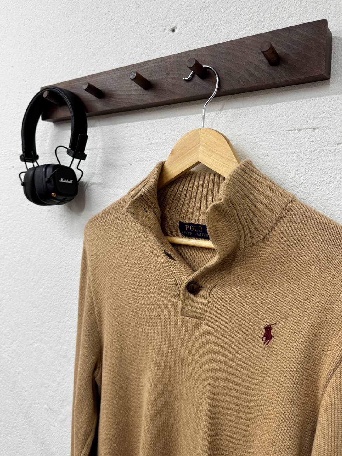 폴로 버튼 아노락 니트(T28) 상품이미지2