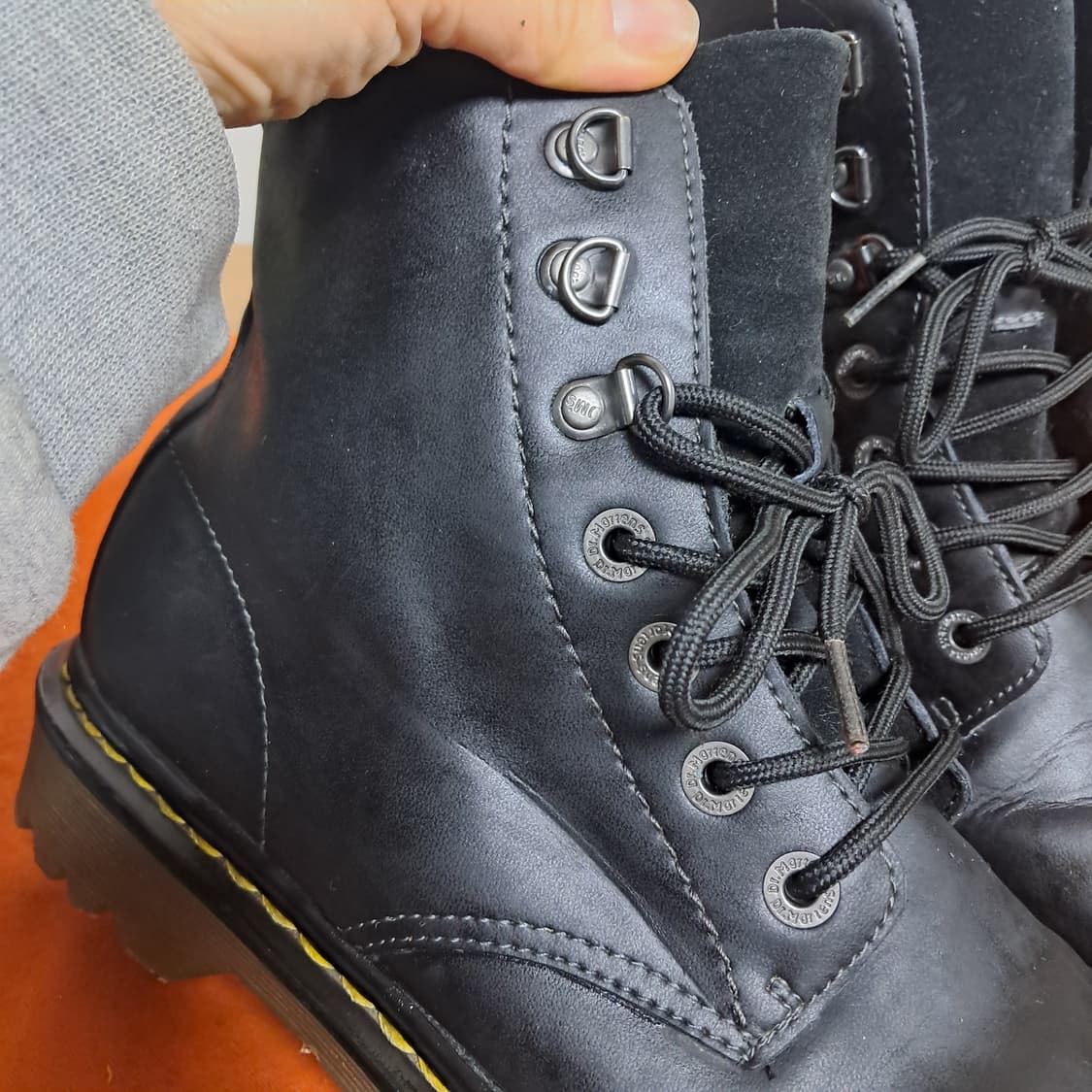 닥터마틴 워커 부츠 LUANA 블랙 UK 7 (260mm) 상품이미지5