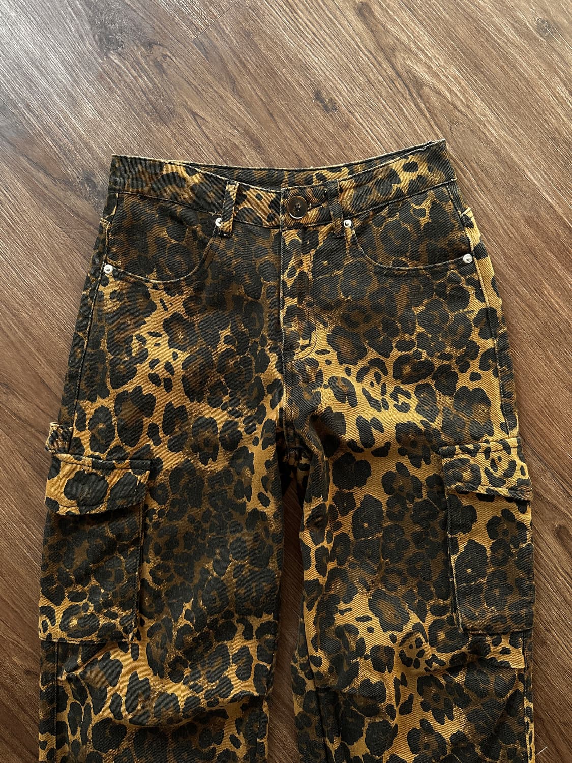 올오버 레오파드 카펜터 팬츠 상품이미지9