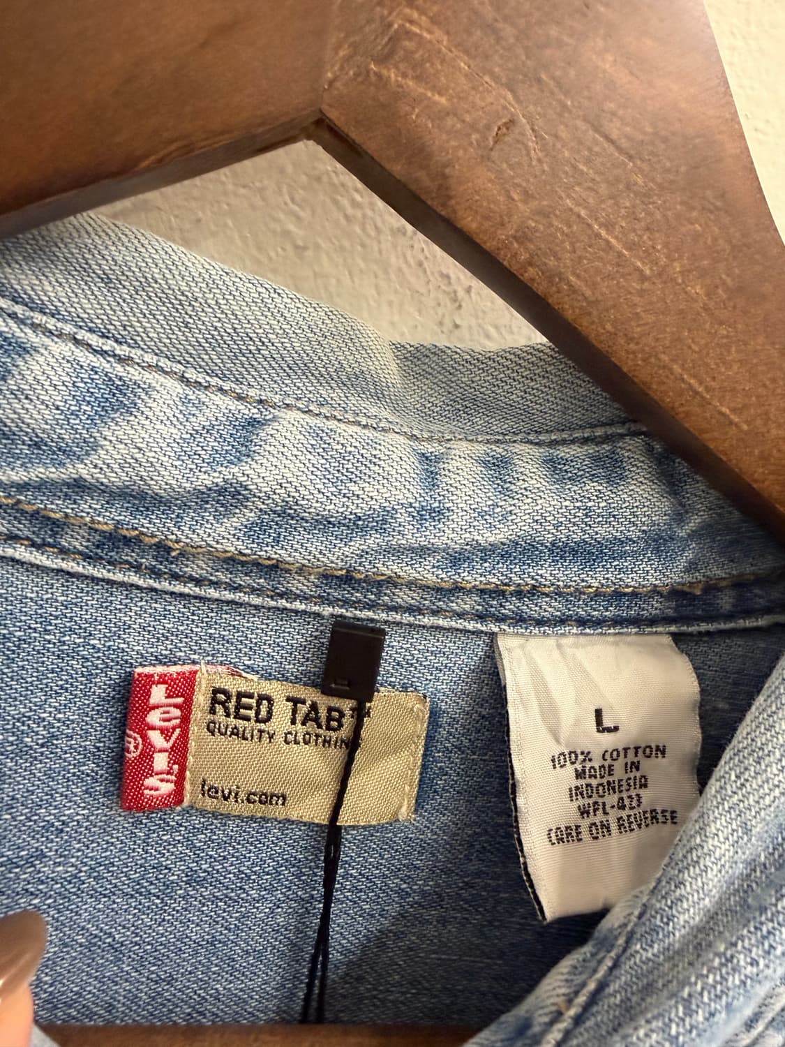 N158. 리바이스 데님셔츠 상품이미지3