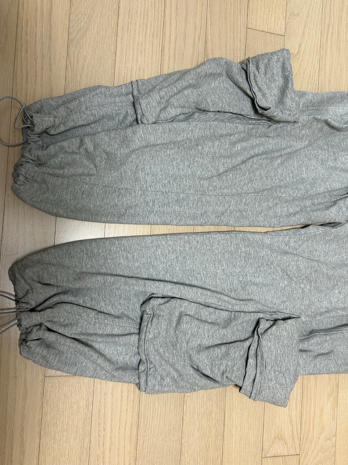 오픈와이와이 open yy 롤드 웨이스트 스웻 카고 팬츠 상품이미지4