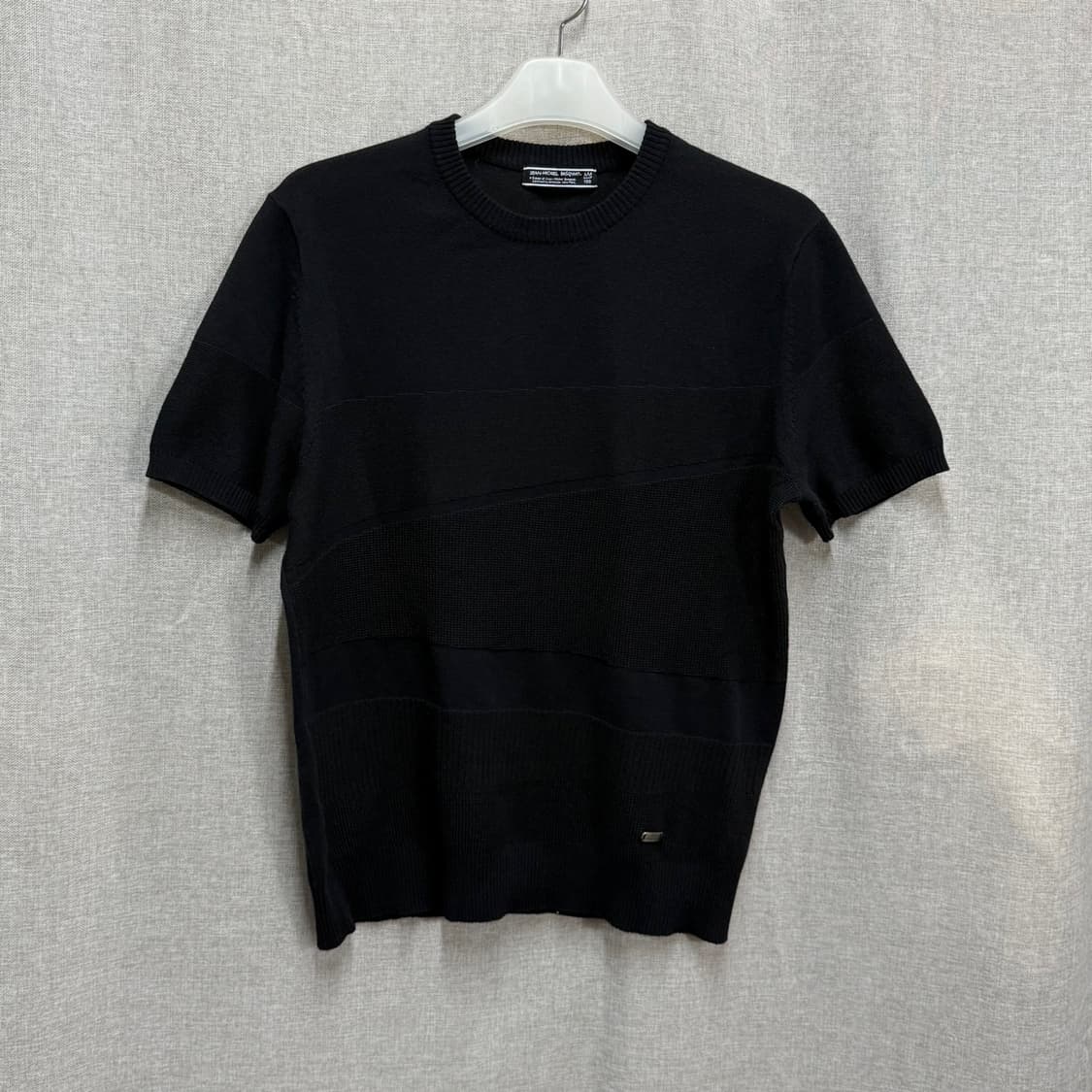 [L] 장 미쉘 바스키아 골프 여름 라운드 반팔 니트 상품이미지1