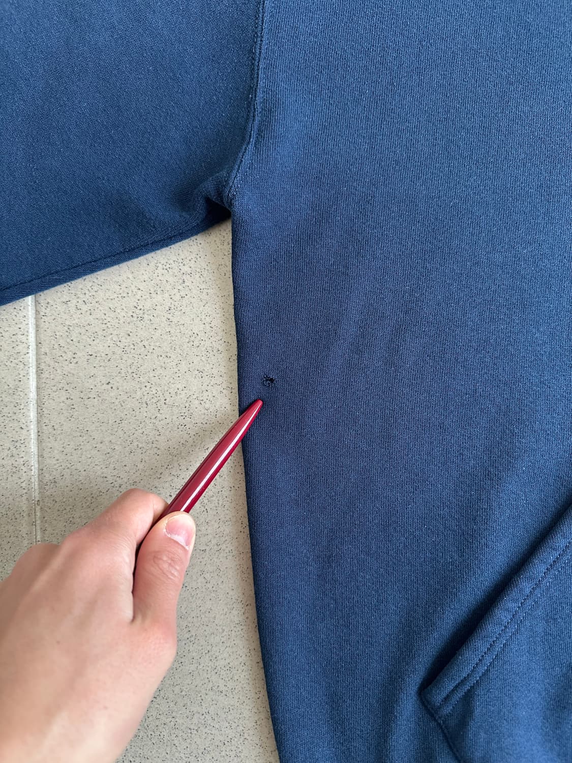 90s 빈티지 러셀 후드 네이비 XL USA 상품이미지7