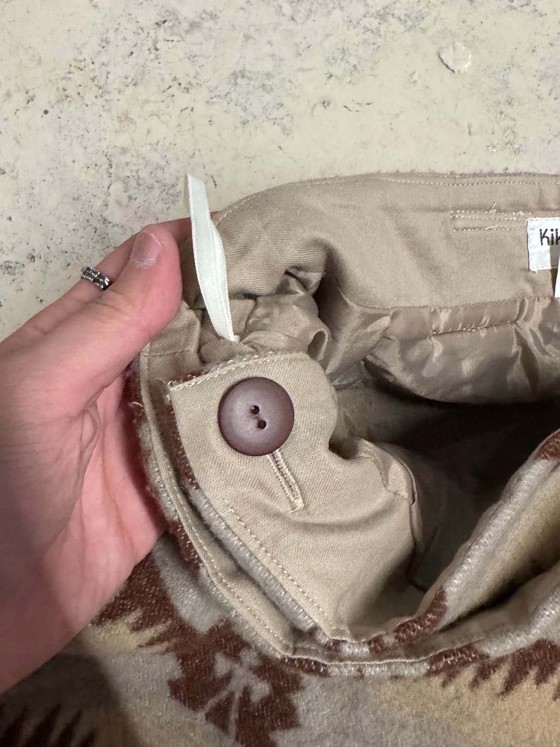 Kiki Pigalle 에스닉 나바호 울 스커트  상품이미지5