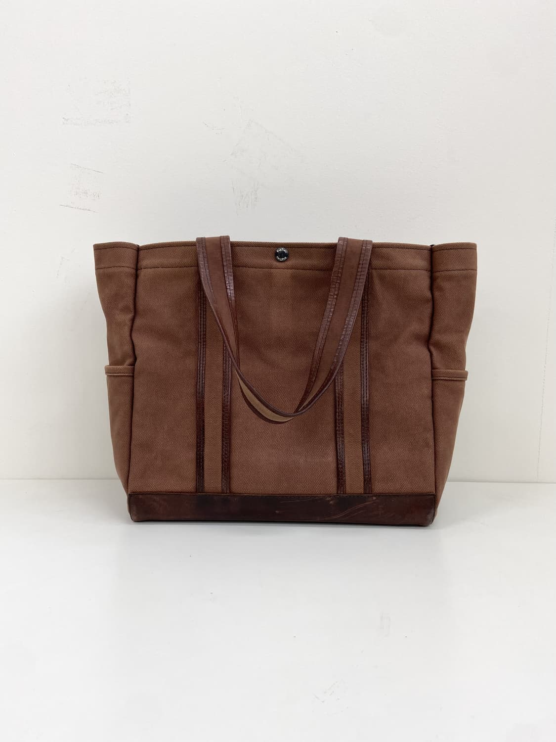 Rug Time Canvas/ Leather Tote Bag 상품이미지4