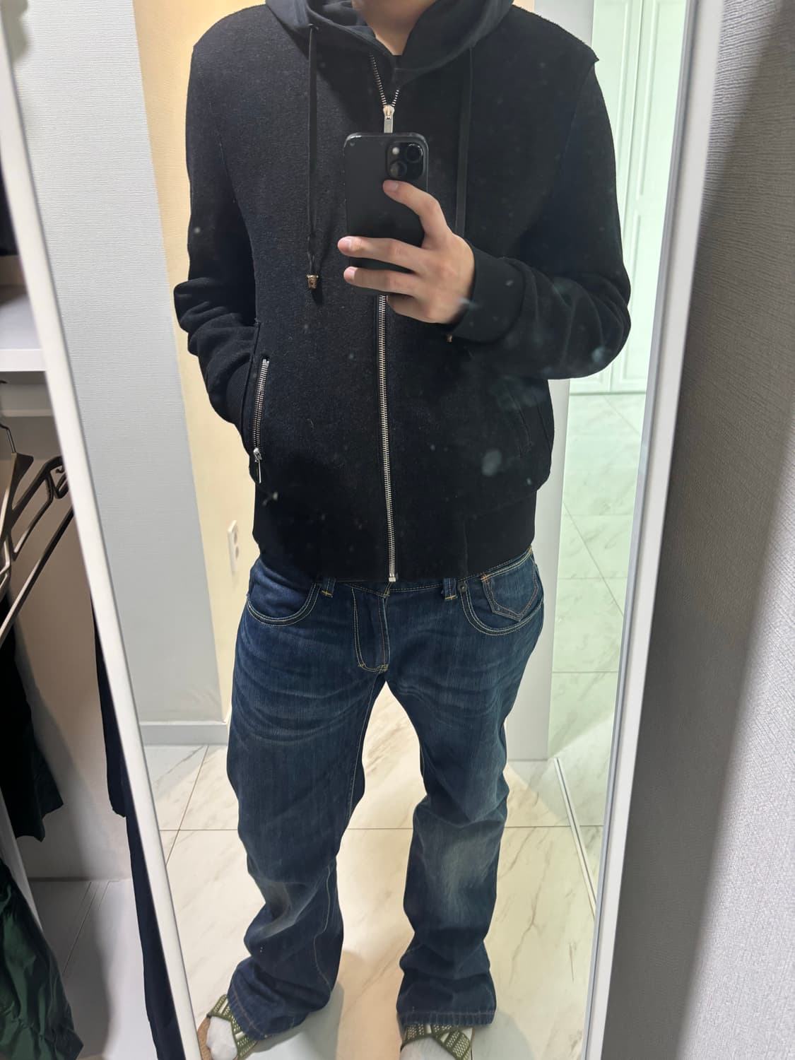 캘빈클라인 디스트로이드 슬래시 봄버자켓 상품이미지10