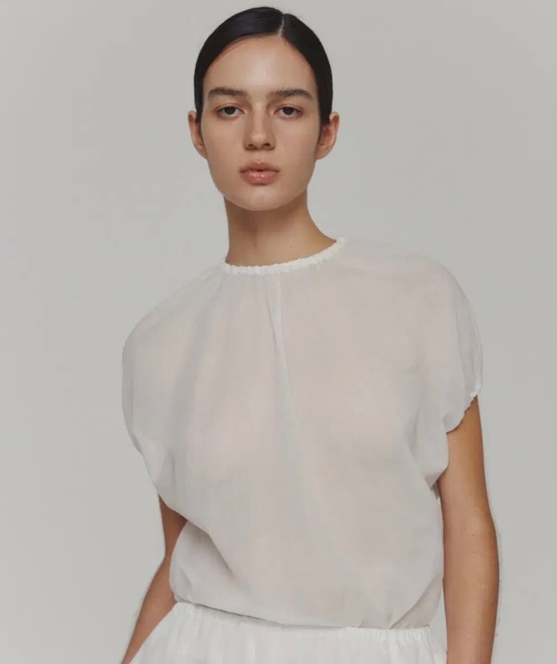 아모멘토 시어 볼륨 셔링 탑 상품이미지1