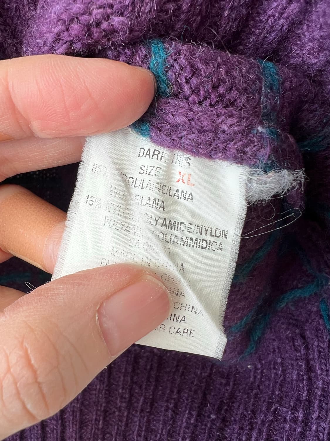 울리치 램스울 보라 노르딕 니트 가디건 상품이미지3