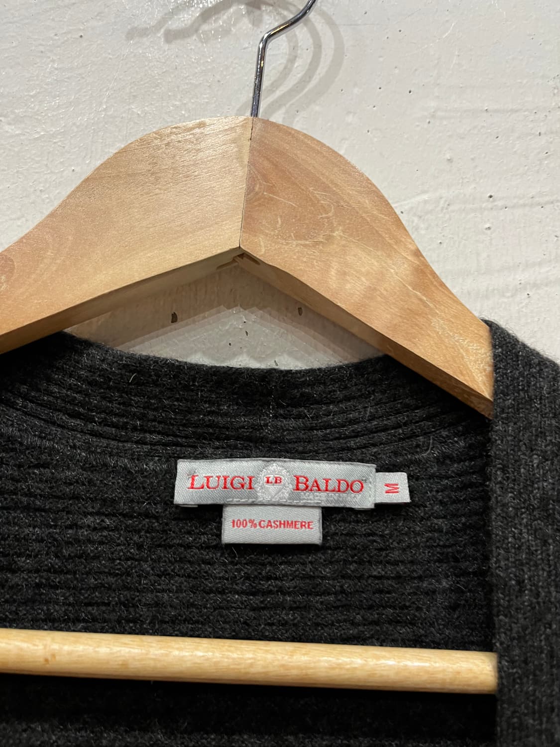 Made in ITALY 논버튼 캐시미어100% 가디건  상품이미지3