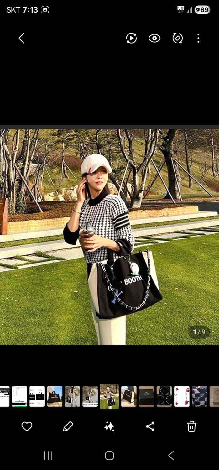 오르노부스 쿠바레백 잭슨GM파우치세트골프도트새상품미사용 상품이미지2