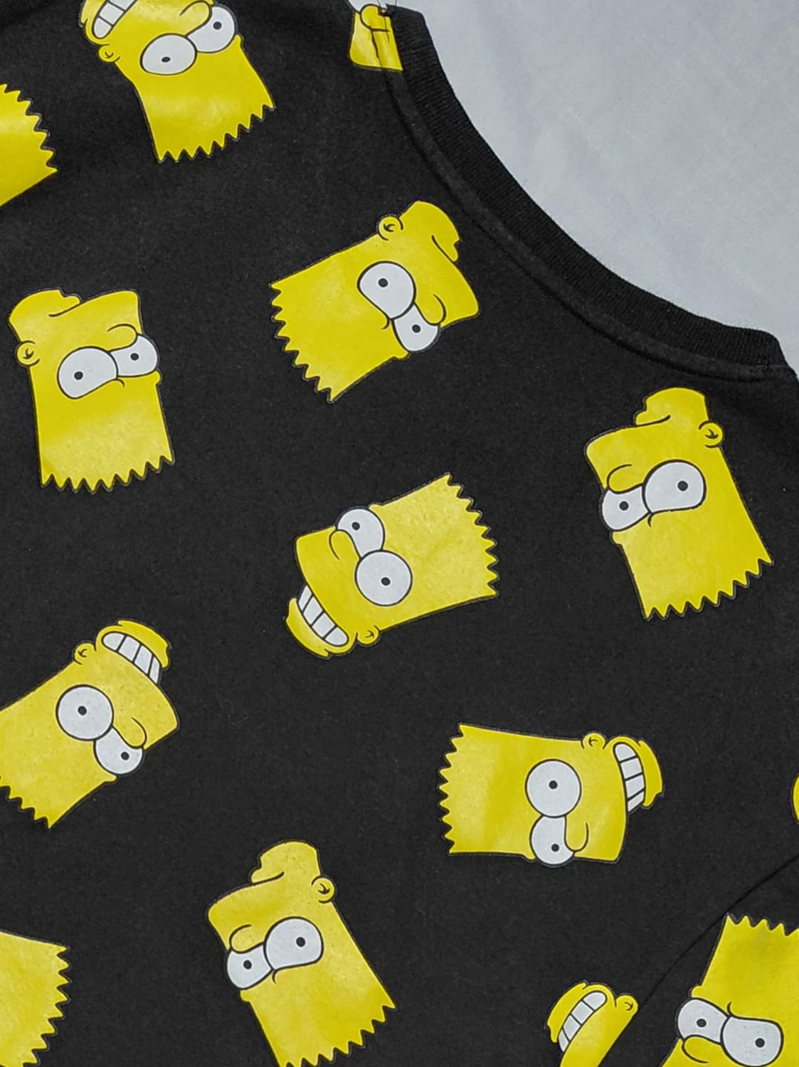 [정품/L] 심슨 가족 바트 심슨 올오버 패턴 반팔 티셔츠 상품이미지8