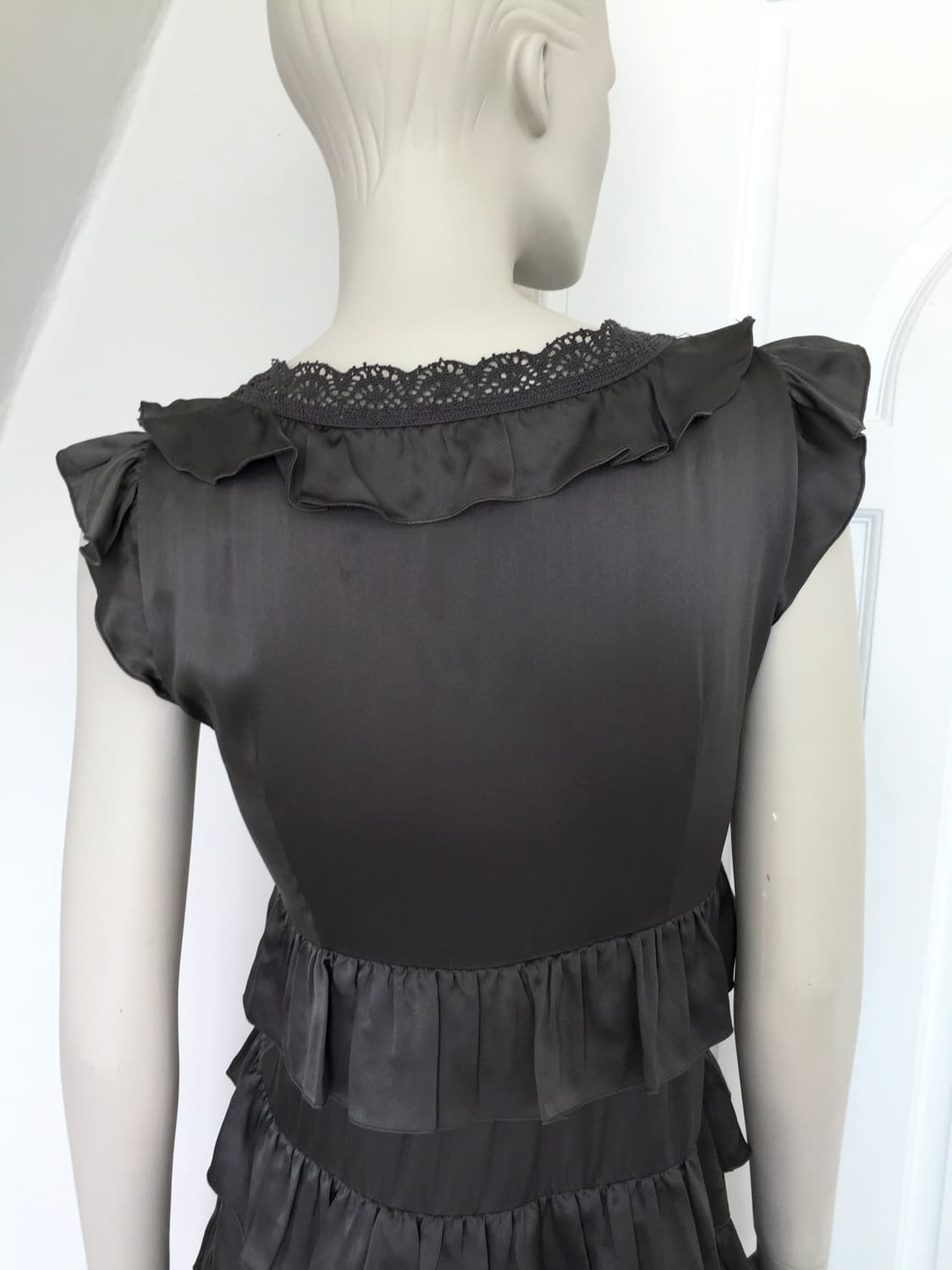 Moschino Frill satin Dress   상품이미지4
