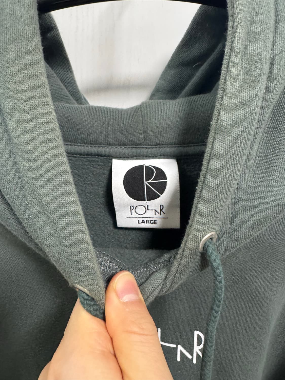 폴라스케이트 빅로고 후드 L 상품이미지3