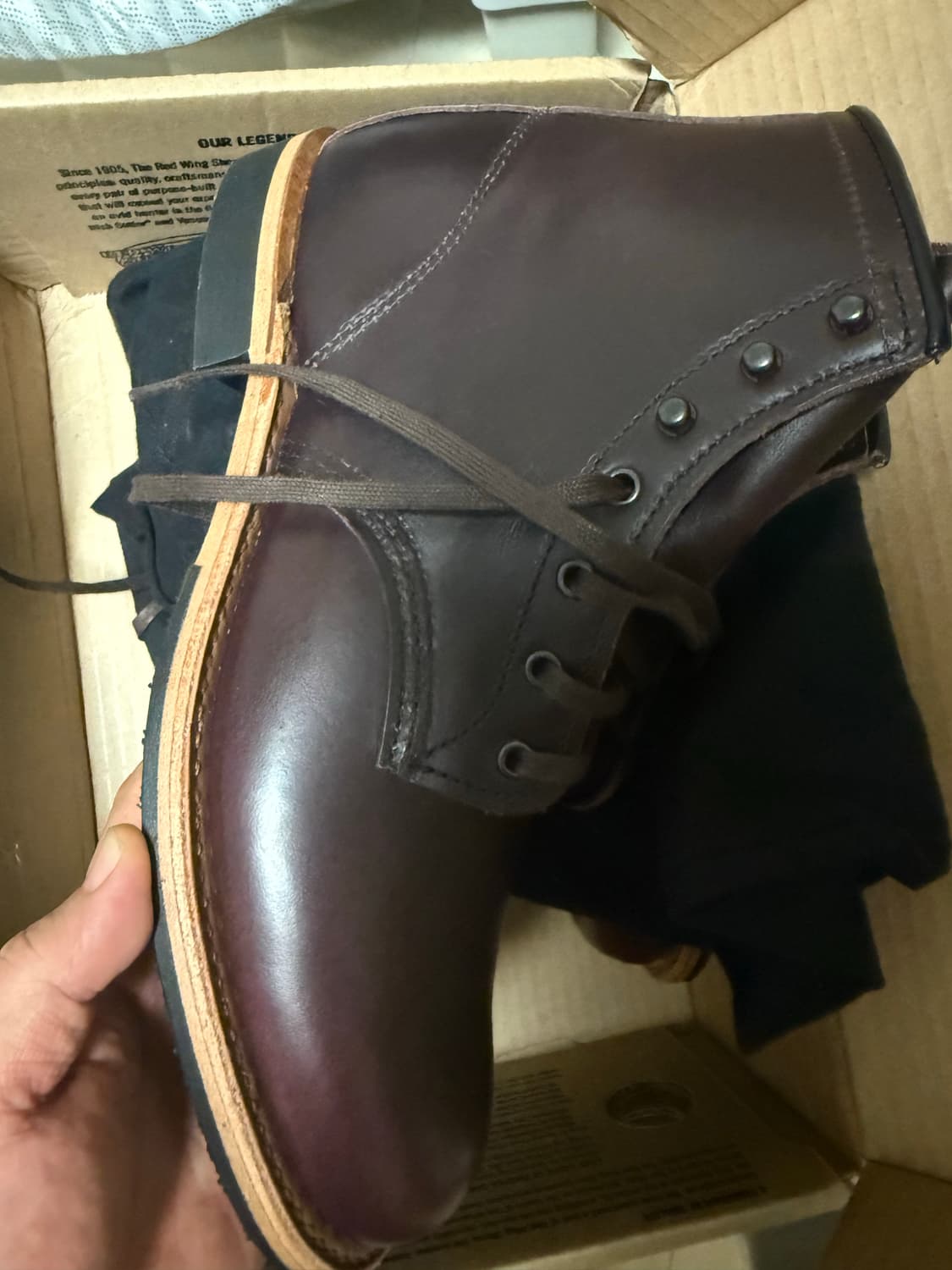 레드윙 9419  블랙체리 백맨 265사이즈 상품이미지6