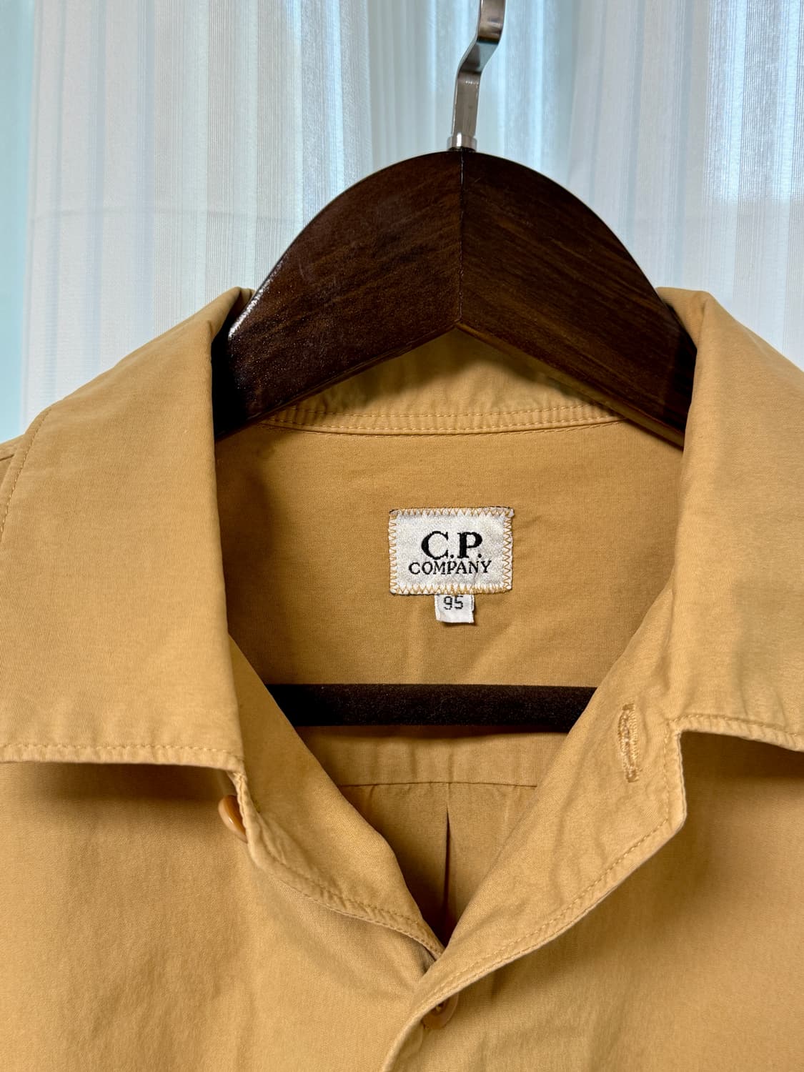 C.P. Company 올드 카멜 오버셔츠 90s 상품이미지5