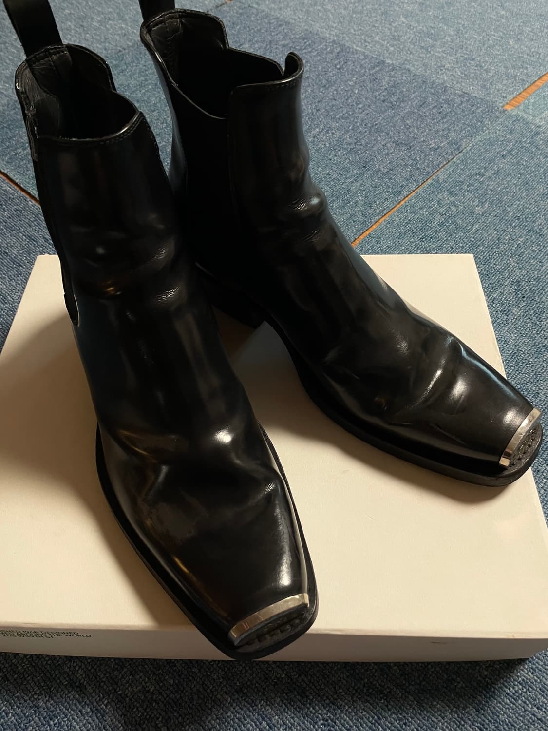 41.5) 라프시몬스 x 캘빈클라인 스틸토 부츠 상품이미지1