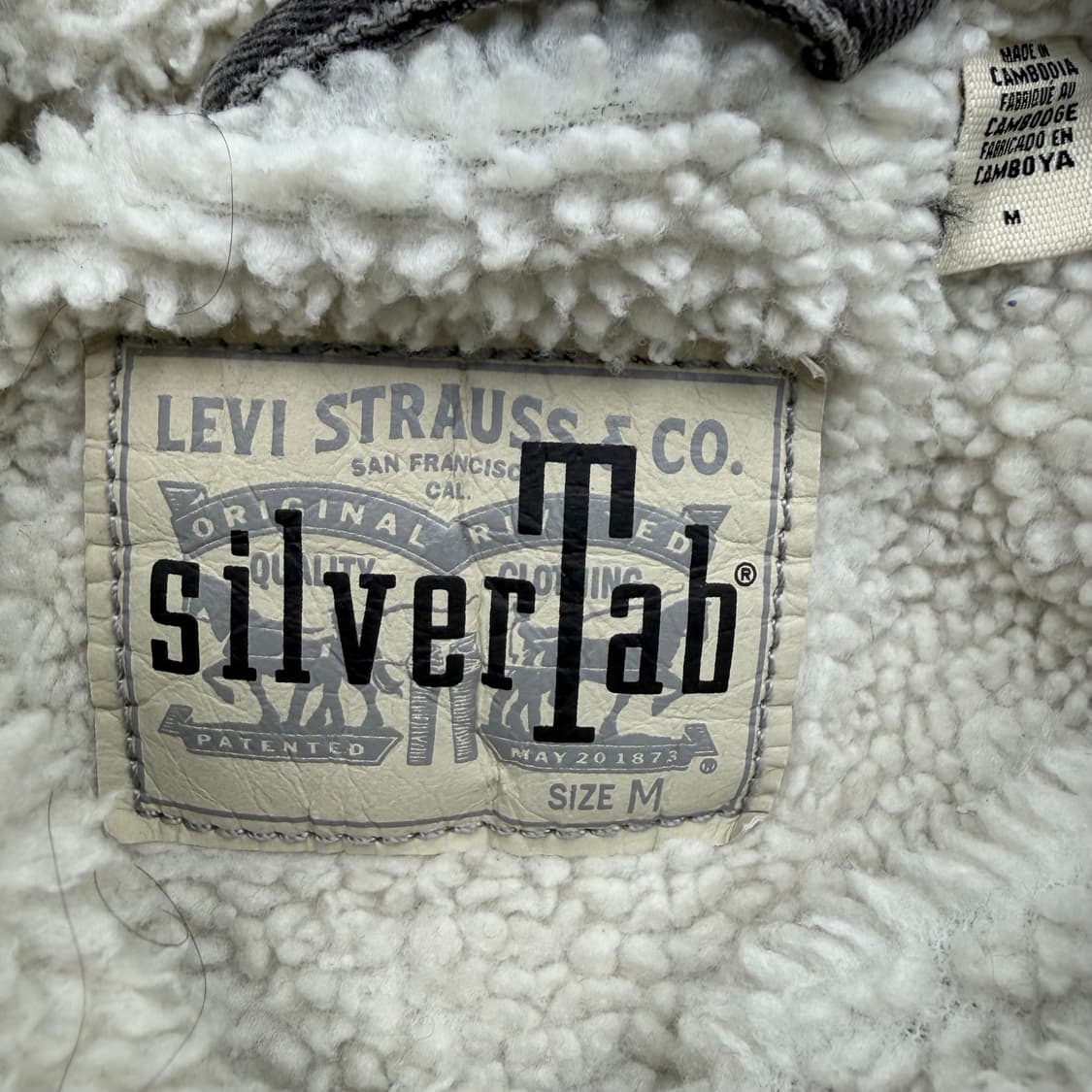 리바이스 실버탭 쉐르파 데님 트러커 자켓 M 상품이미지7