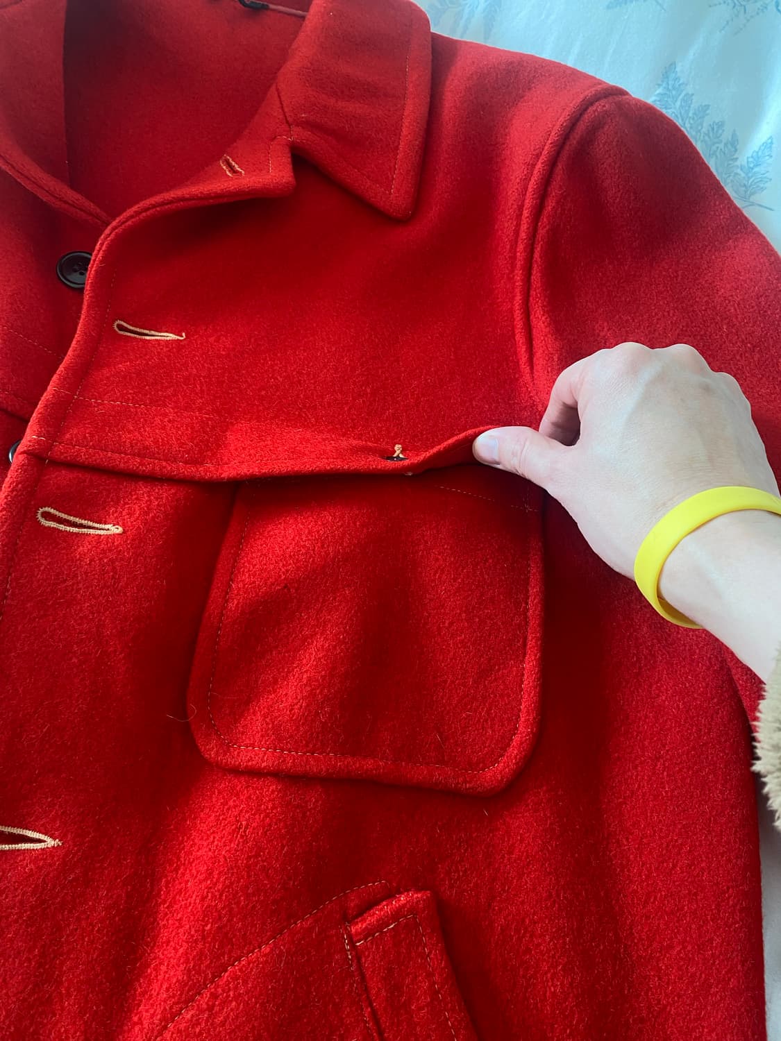 빈티지 울 헌탕자켓 판매합니다 상품이미지2