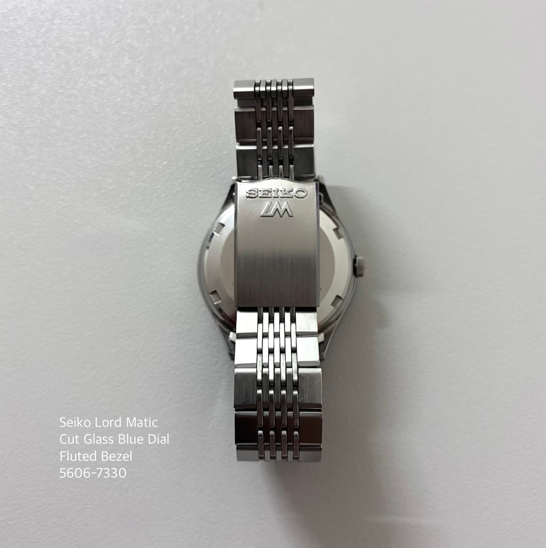 Seiko Lord Matic Cut Glass Blue Dial 상품이미지6