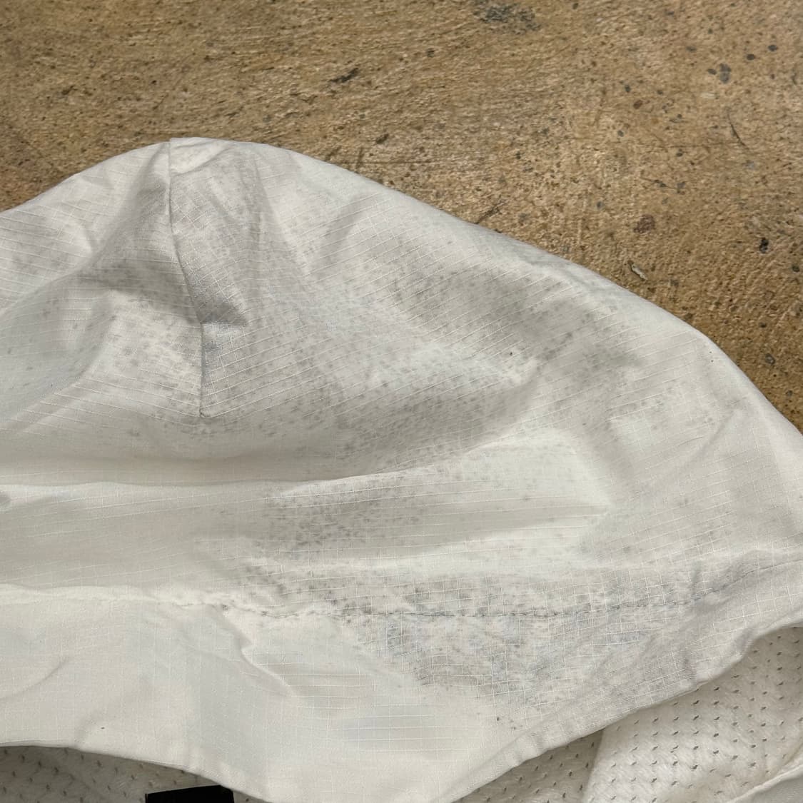 [정품/XL] 아디다스 화이트 바람막이 후드 자켓 b15 상품이미지9