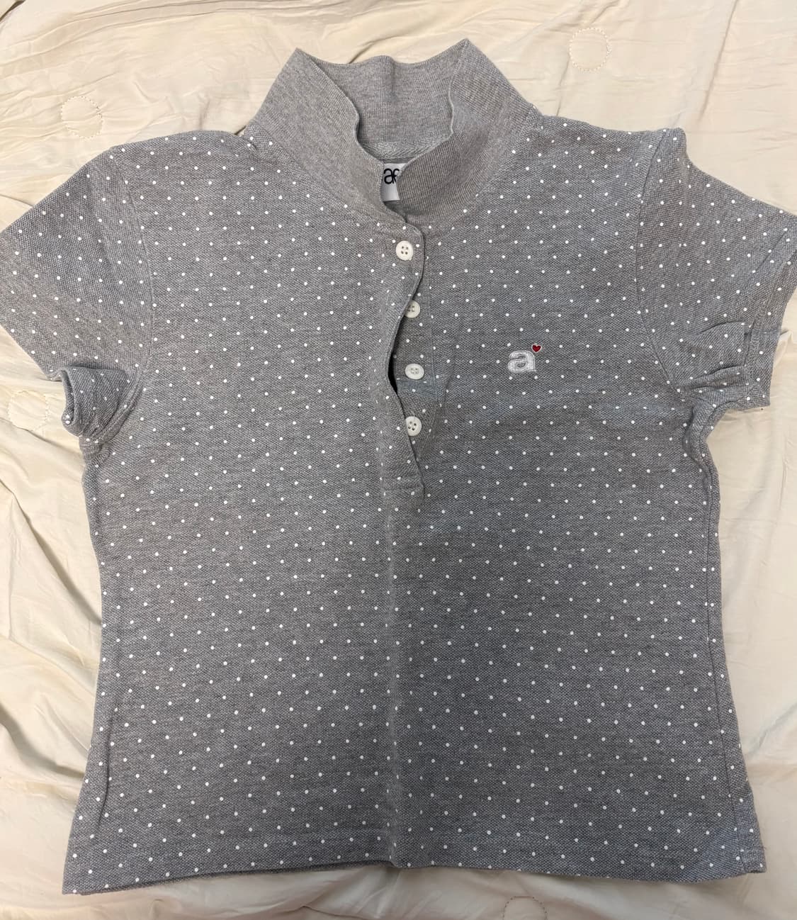 에이이에이이 도트 PK 티셔츠 그레이- 사이즈 0 상품이미지3