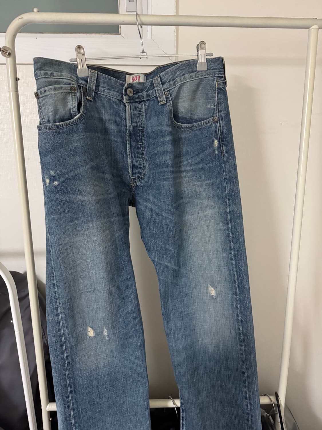 O0s Levis 리바이스 501버튼플라이 스트레이트 데님 팬츠 상품이미지5