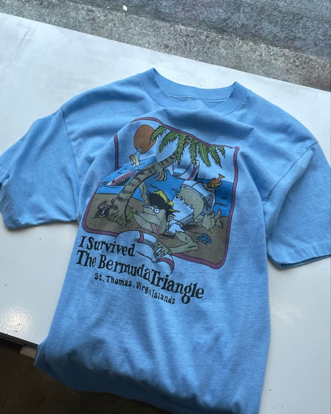 80‘s USA Vintage Cartton T-shirt  상품이미지4
