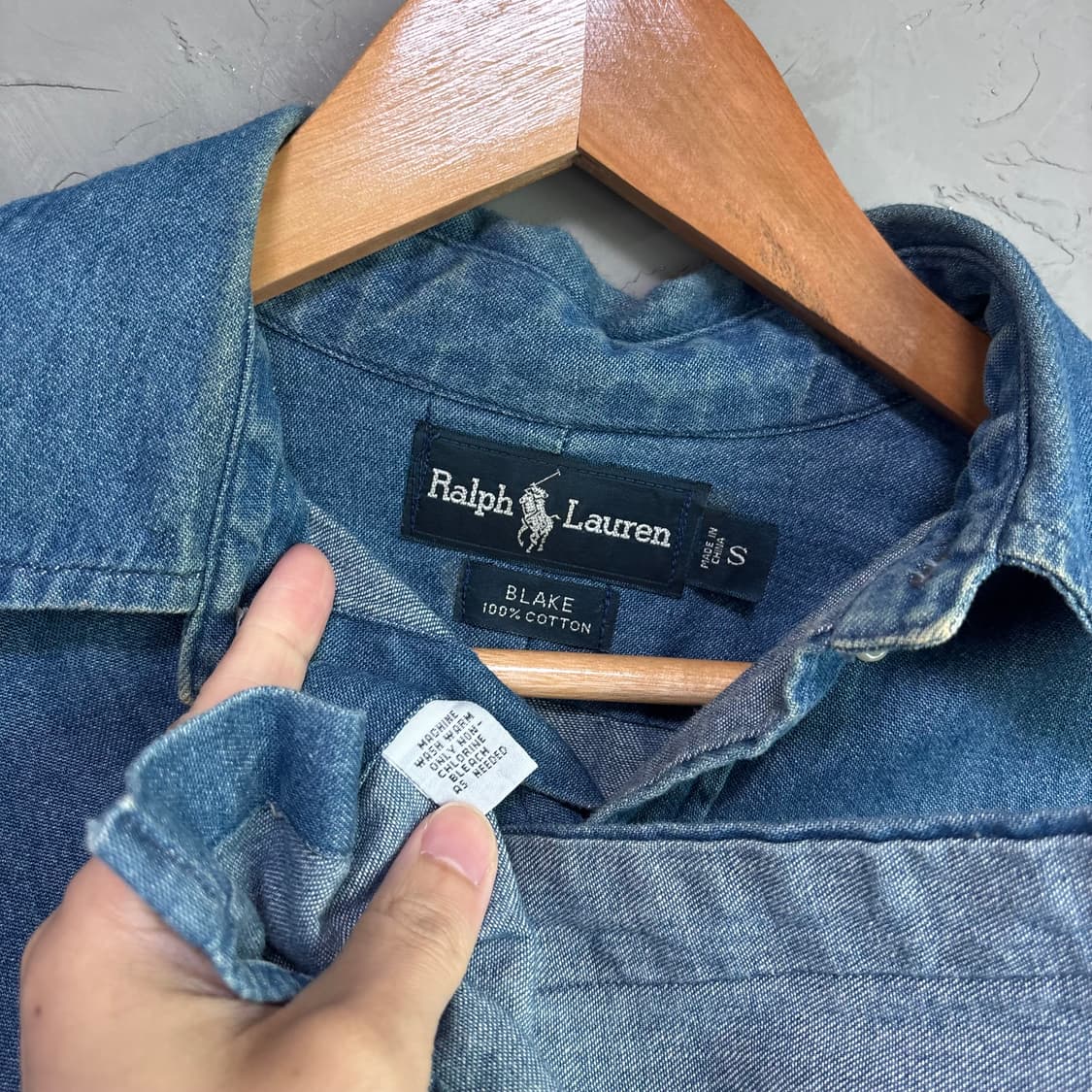 폴로 랄프로렌 블레이크 데님 셔츠 상품이미지3