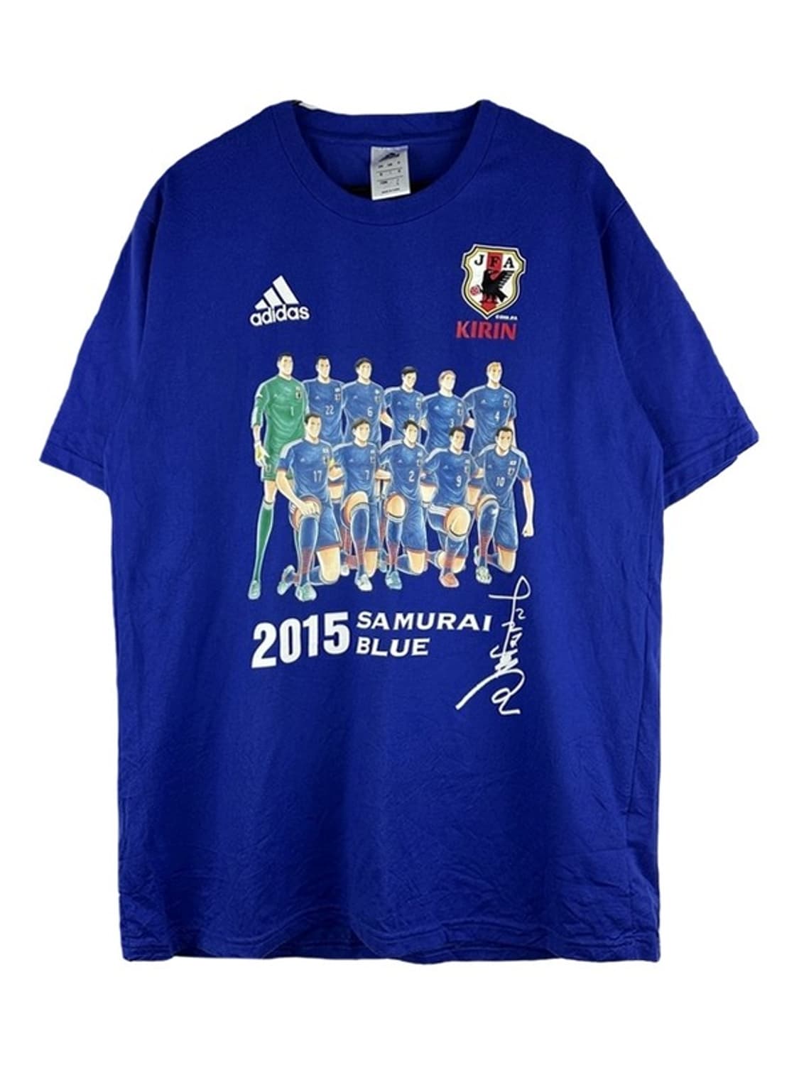 [L] ADIDAS 아디다스 JFA 축구프린팅 오버핏 반팔티 상품이미지1