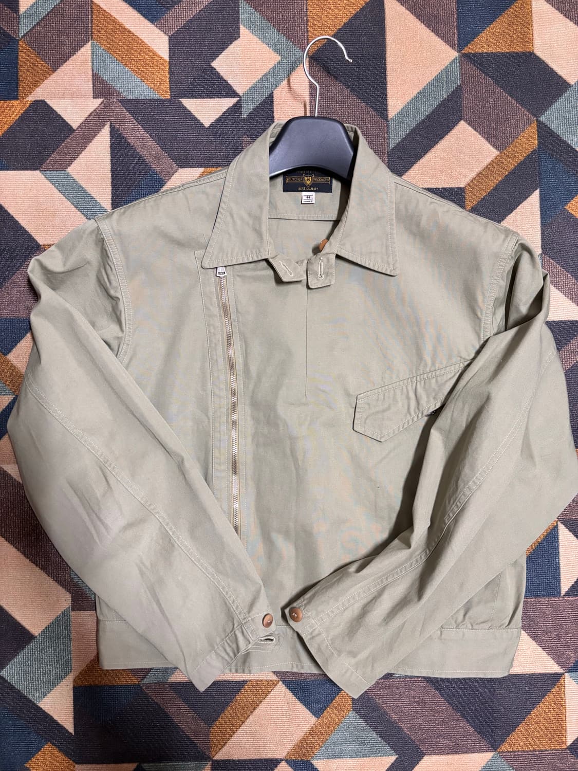 엣라코 코튼 더블라이더 자켓 44사이즈 판매합니다 상품이미지1