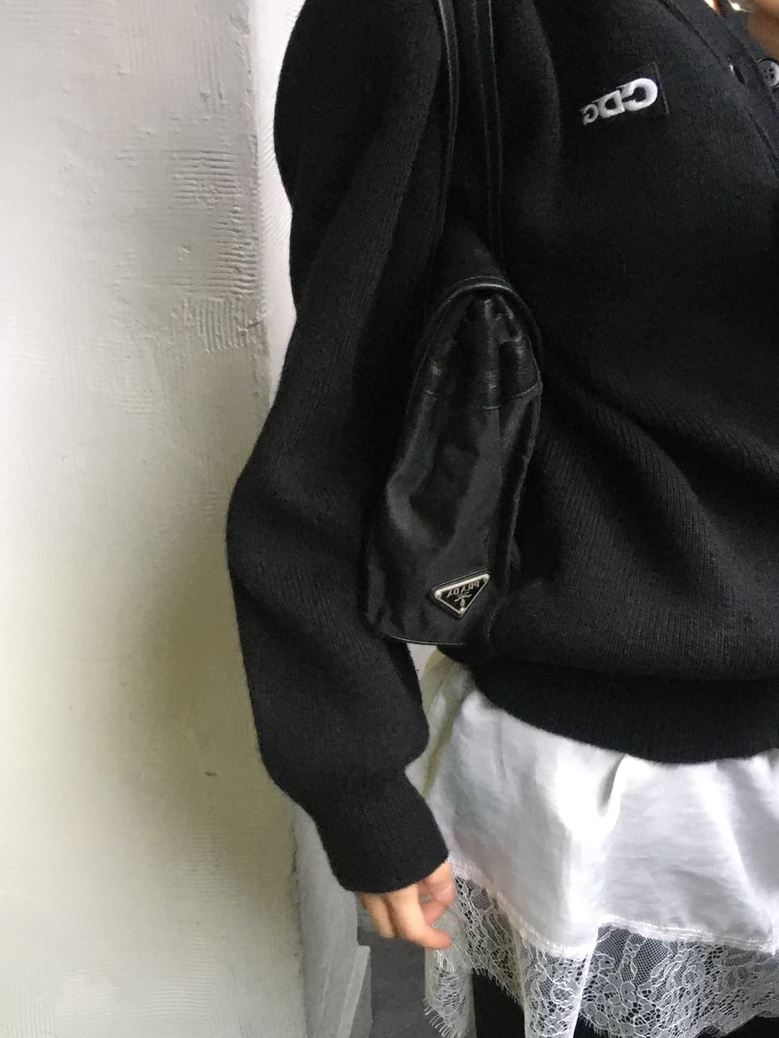 Prada 프라다 블랙 버클 백 상품이미지2