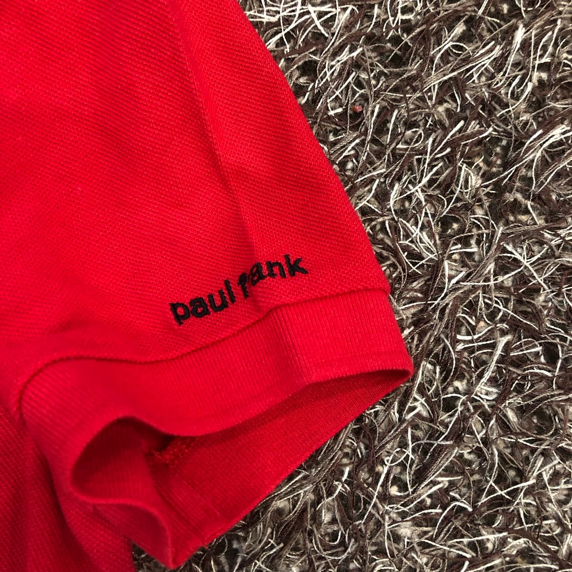 폴프랭크 레드 카라 티셔츠 상품이미지3