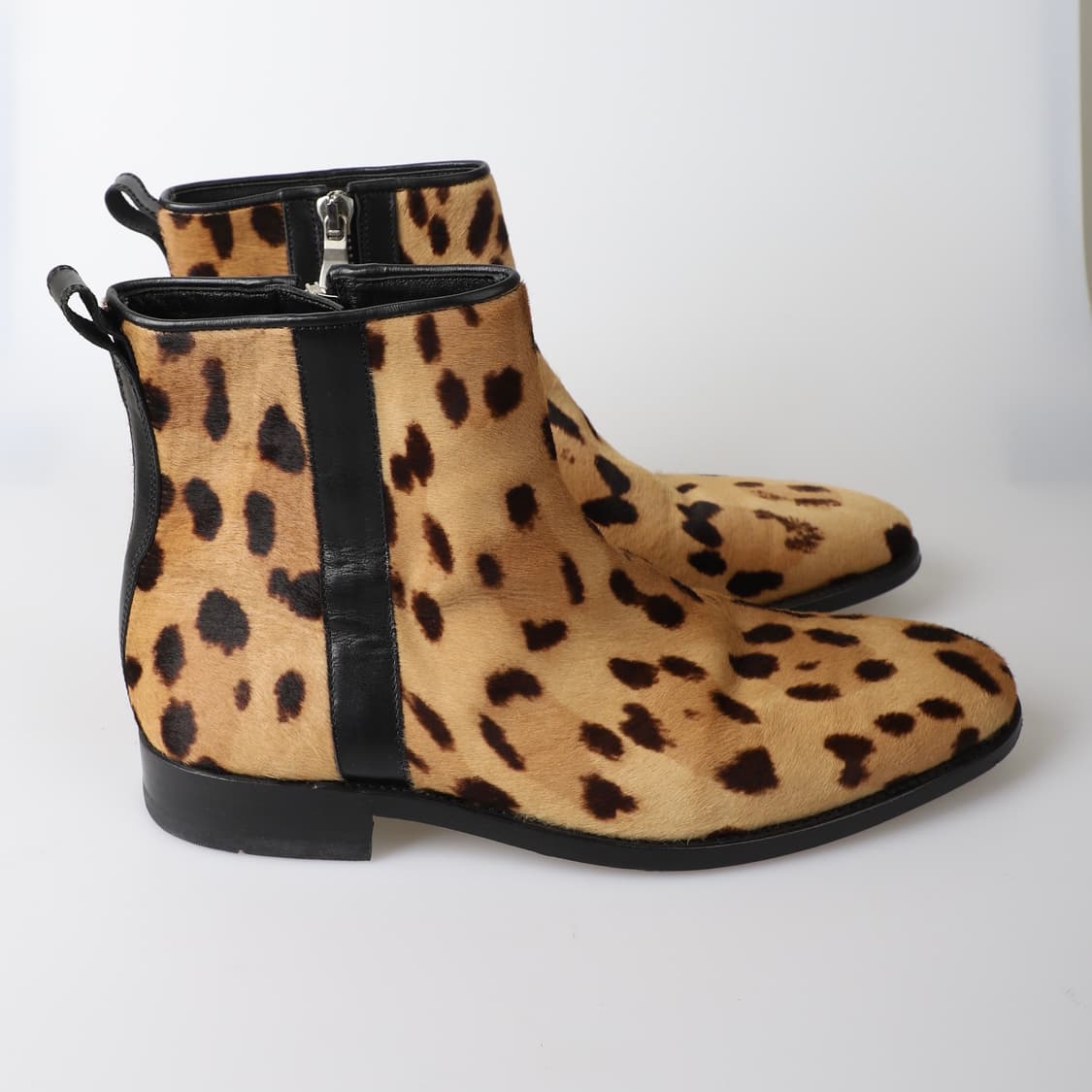 42 / Balmain 발망 레오파드 송치 첼시부츠 상품이미지4
