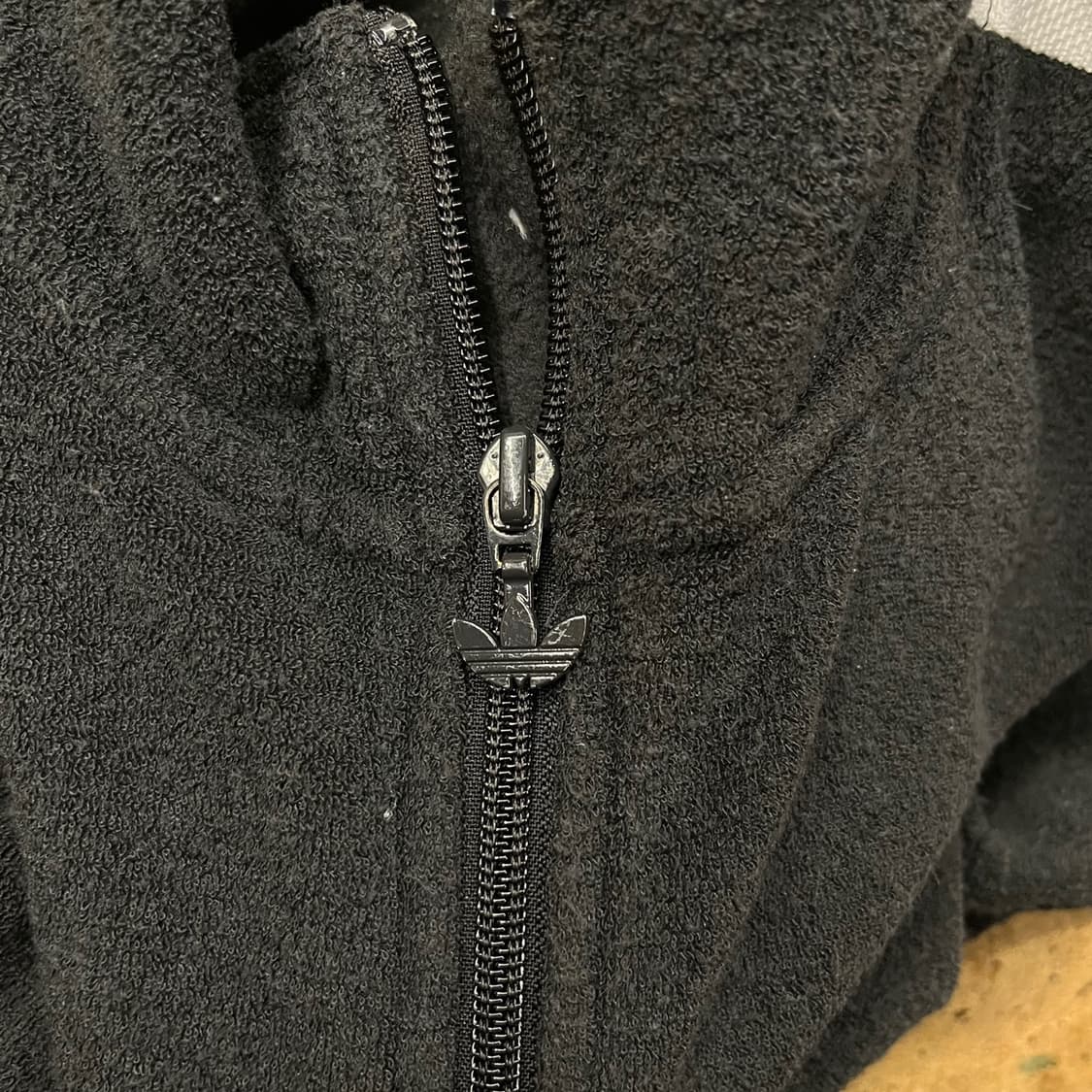 [정품/M] 아디다스 오버사이즈 부클 자켓 블랙 b18 상품이미지5