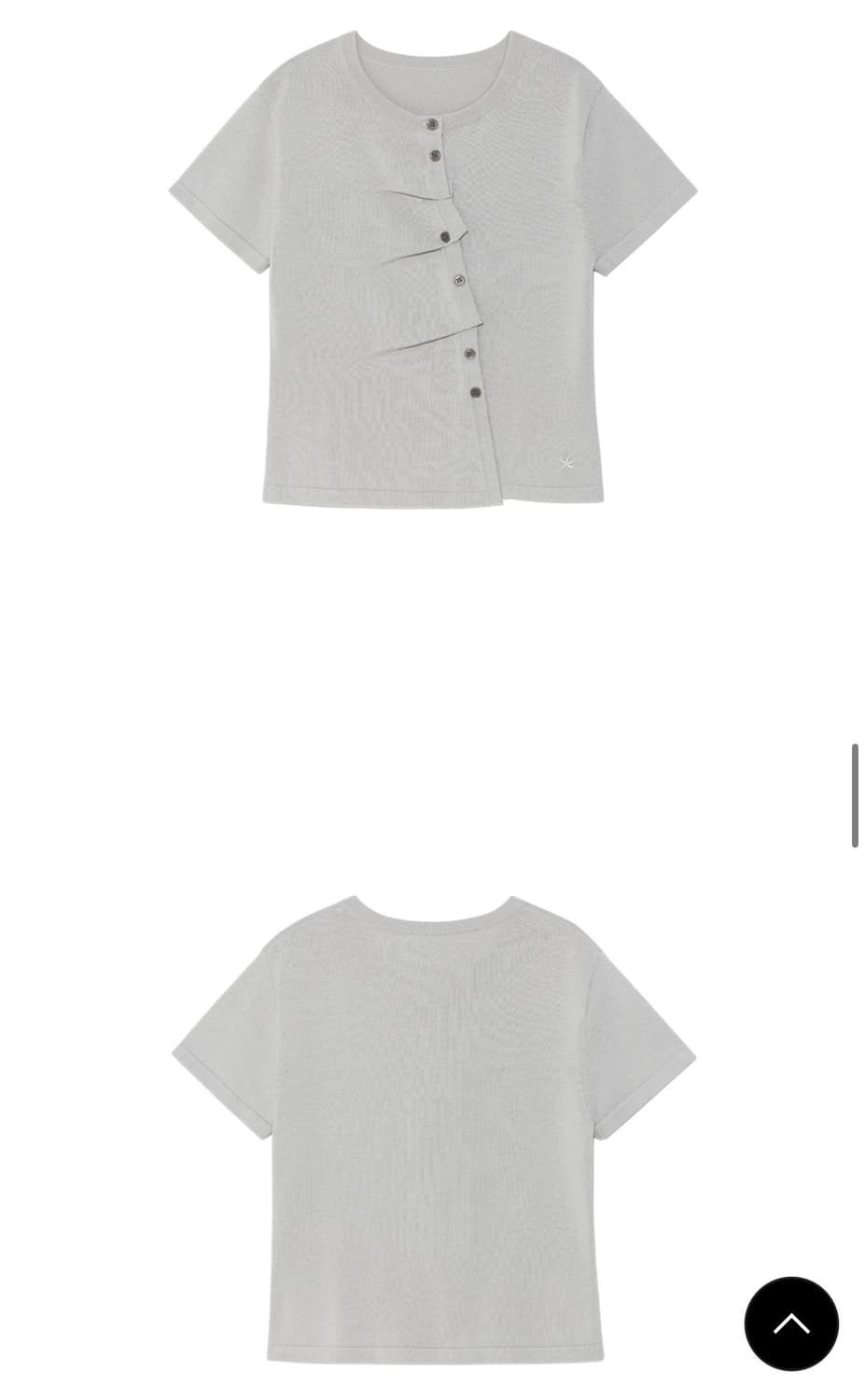 더콜디 TCM draped half knit cardigan (grey) 상품이미지3