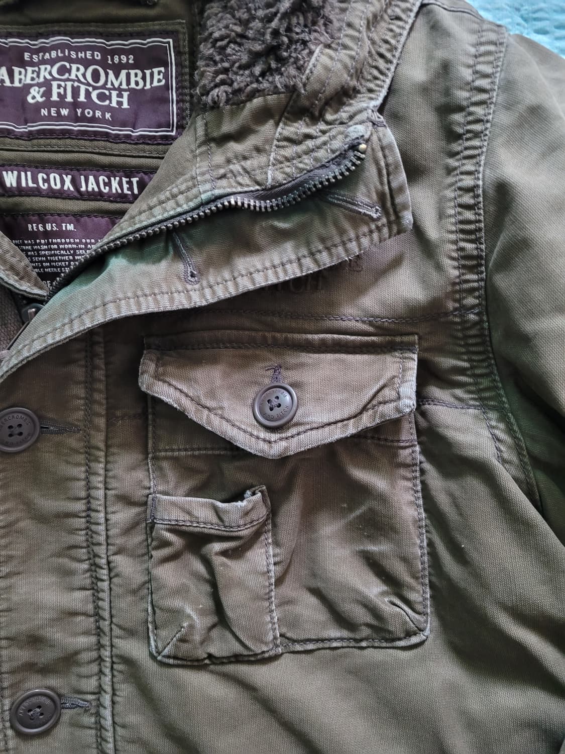 아베크롬비 Abercrombie 윌콕스 울프죠 대장급 헤비야상자켓 110 상품이미지3