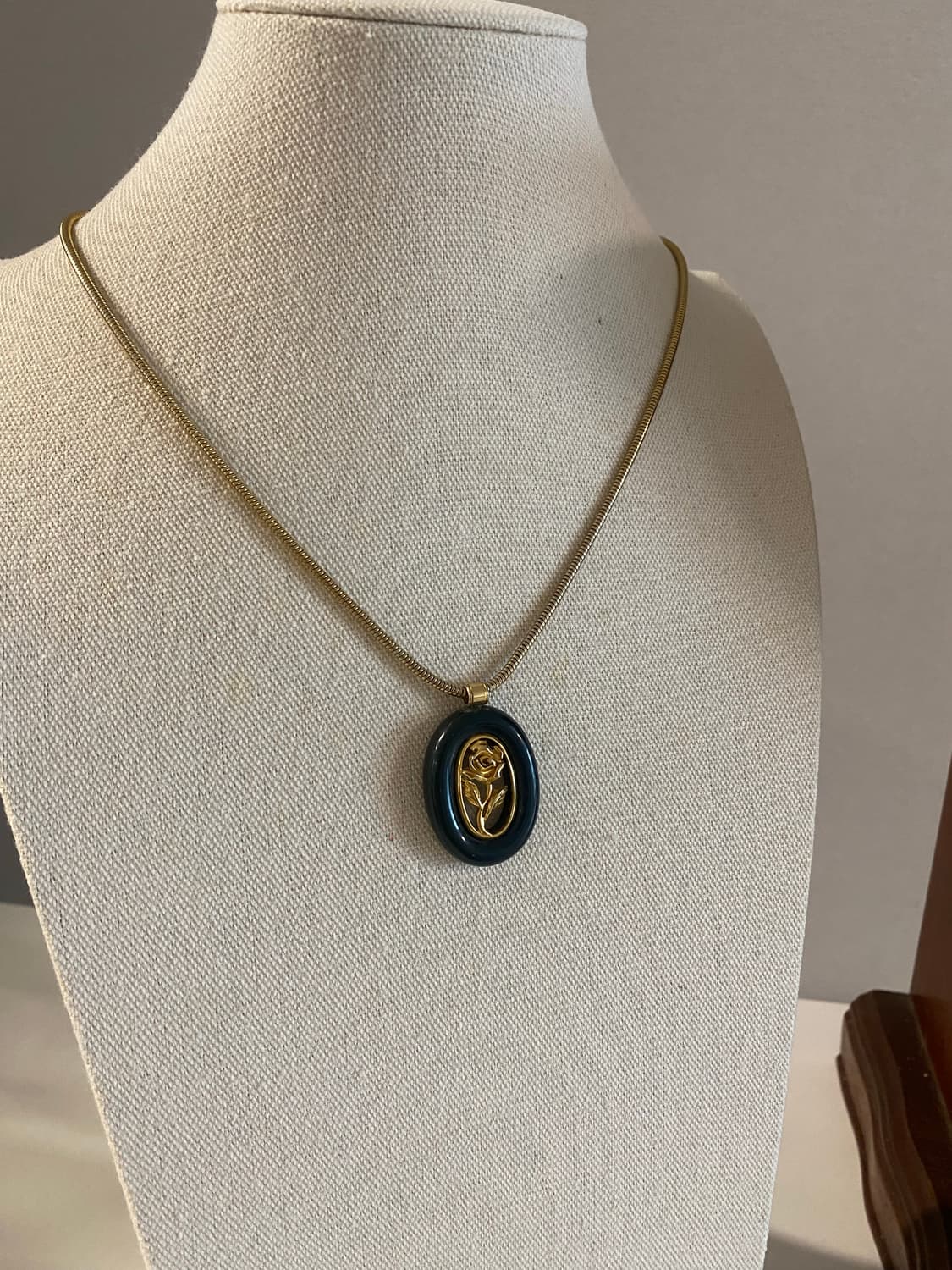 빈티지 로즈 골드 팬던트 목걸이 상품이미지1