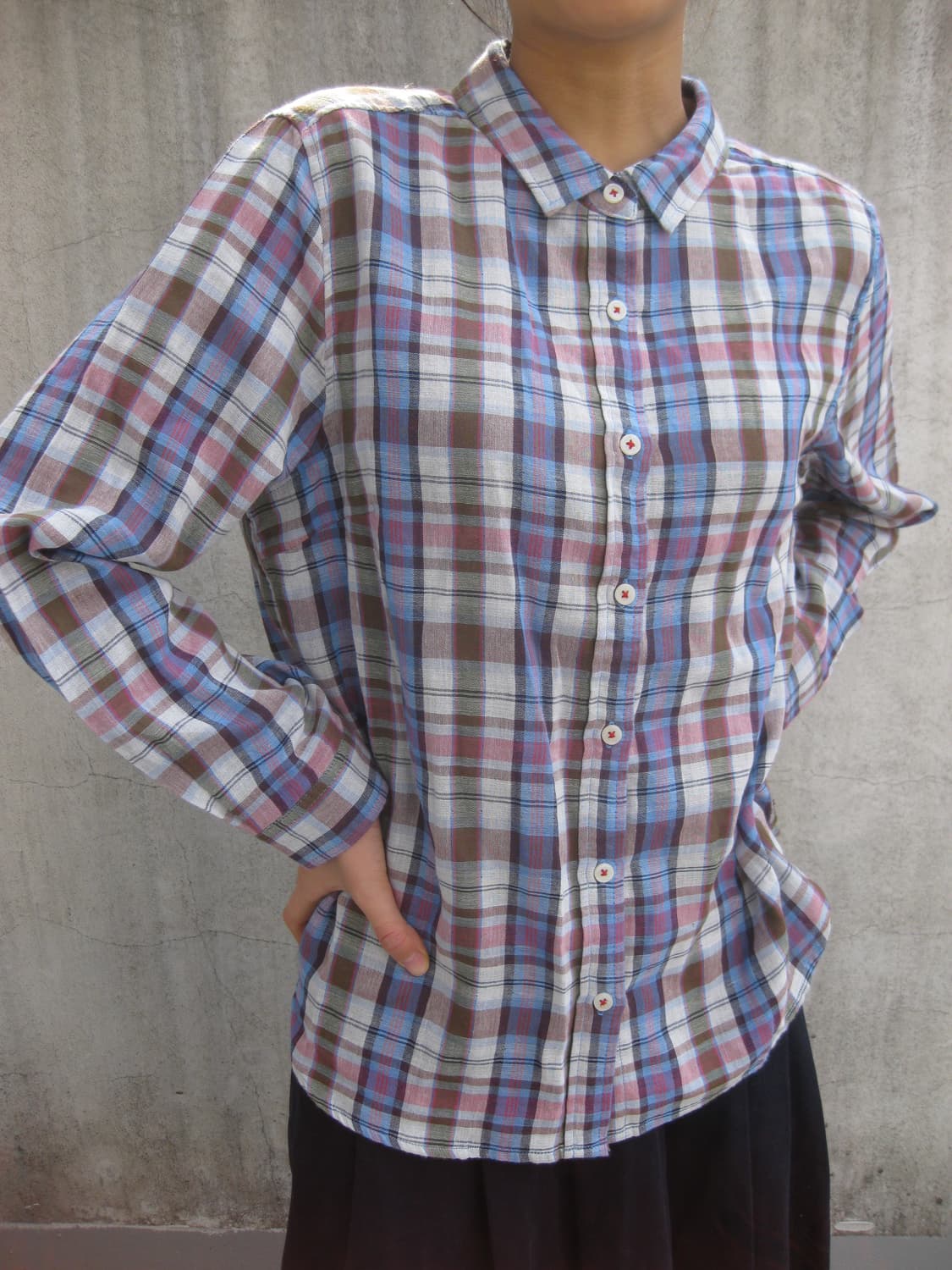 Golden Bear 체크 셔츠  상품이미지2