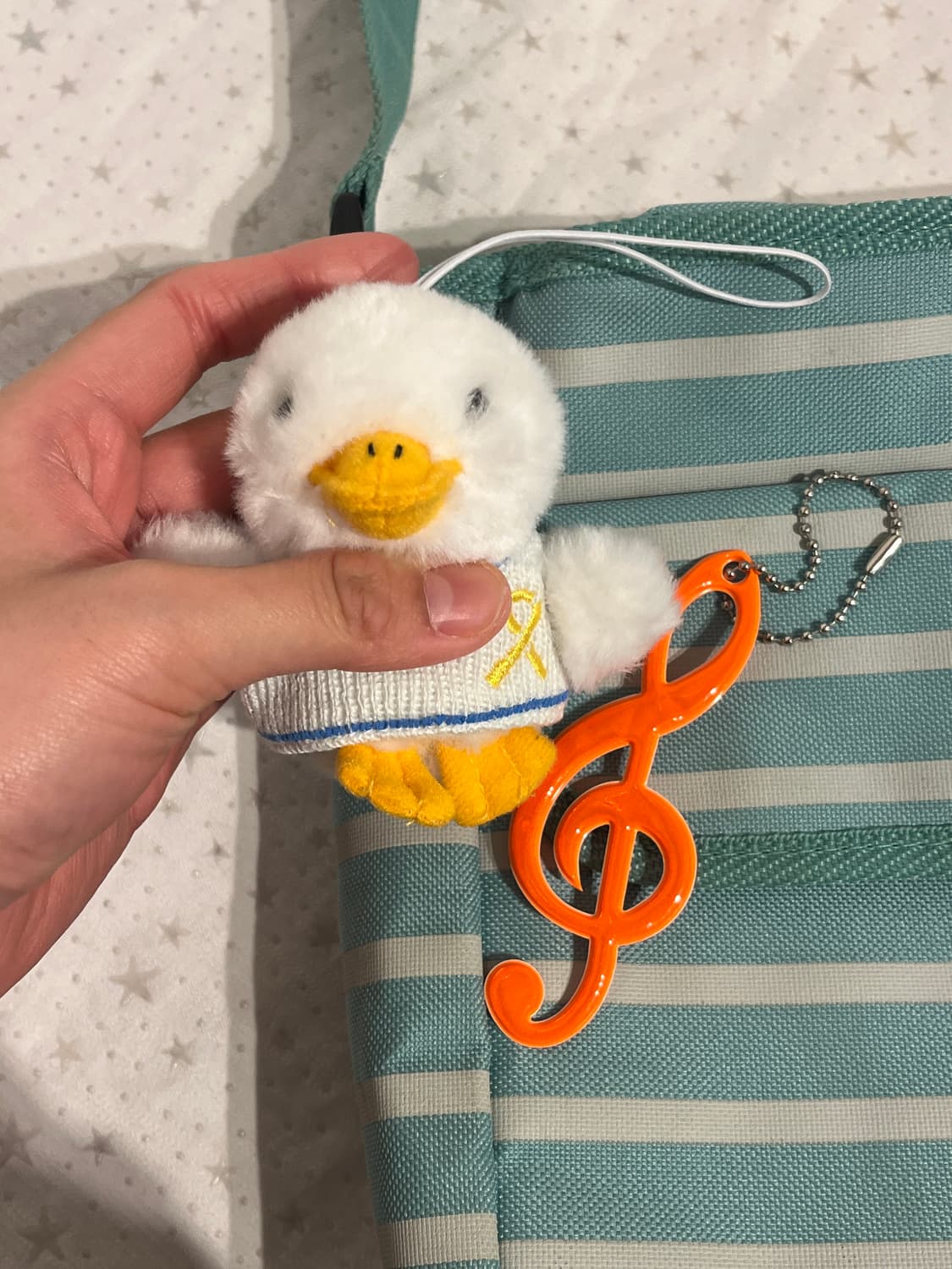 이스트보이 민트 스트라이프 크로스백 🍵 상품이미지4