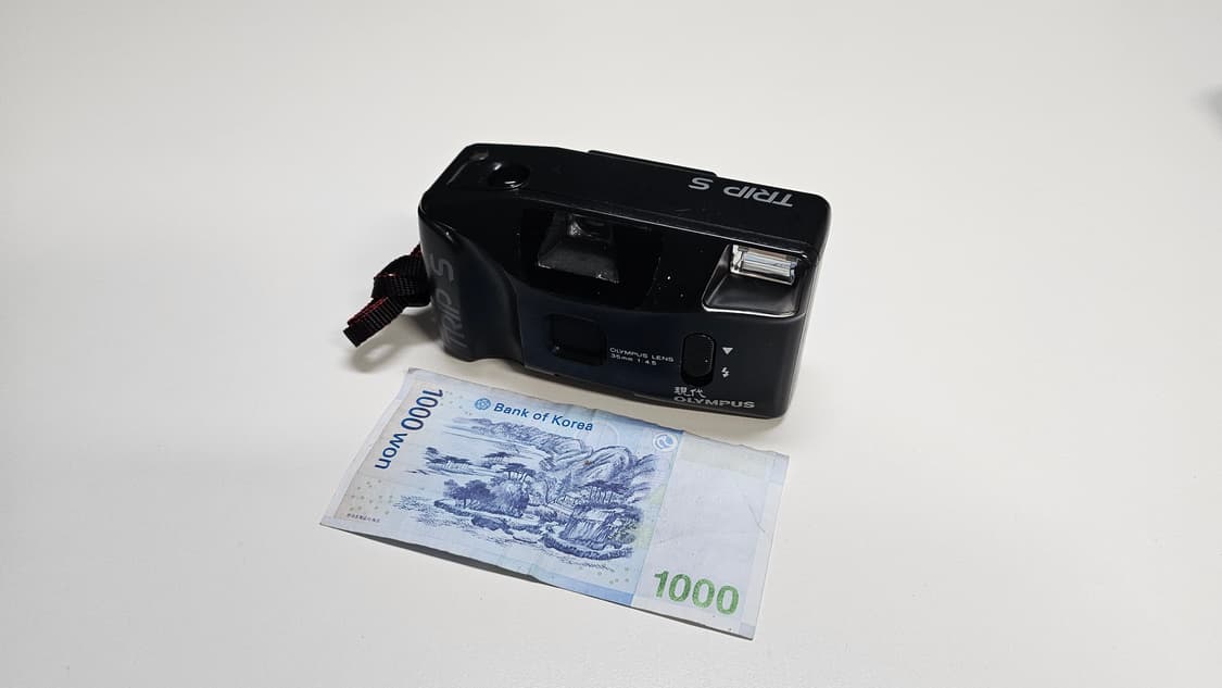 작례O 레트로 감성 올림푸스 trip s 필름카메라 빈티지 필카 상품이미지1