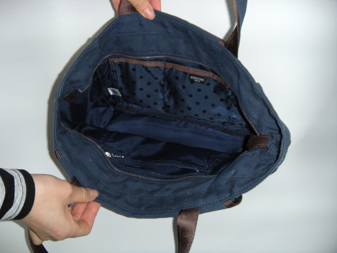 요시다포터 도트백 네이비 상품이미지2