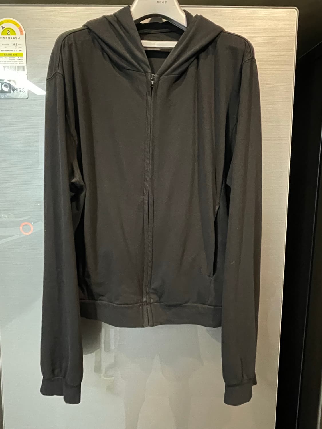 mudule 라운지 후드집업 블랙 3 상품이미지3