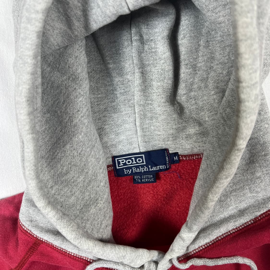 90‘s 폴로랄프로렌 스펠아웃 프린트 후드티 상품이미지5