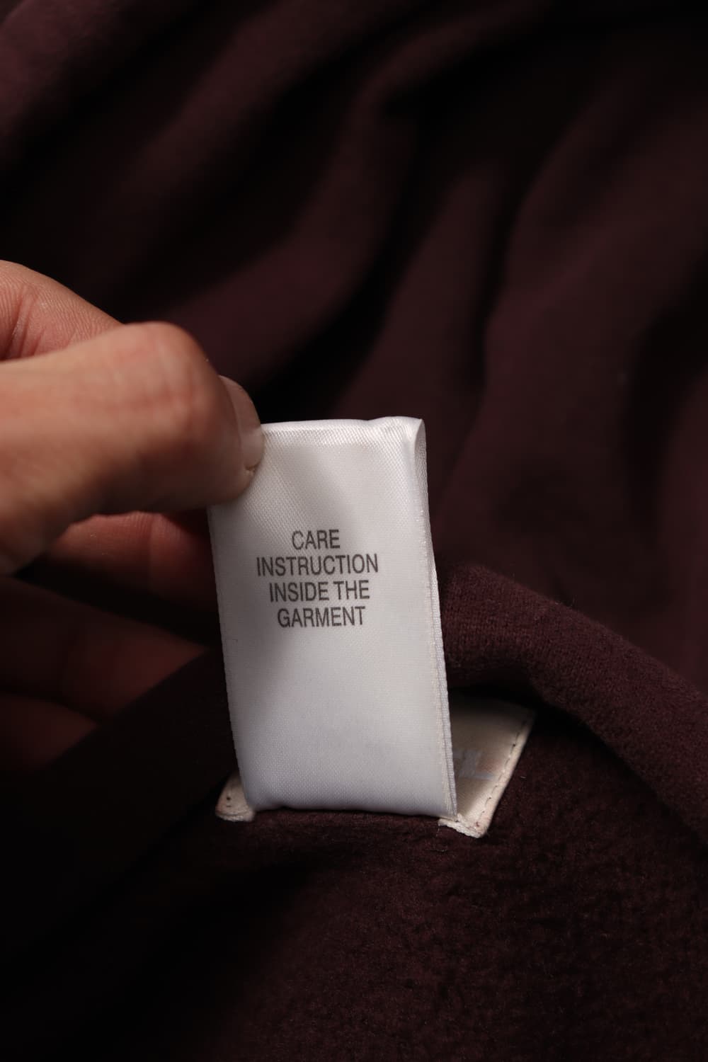 DIESEL 버건디 프린팅 기모 후드티셔츠 women L 상품이미지6