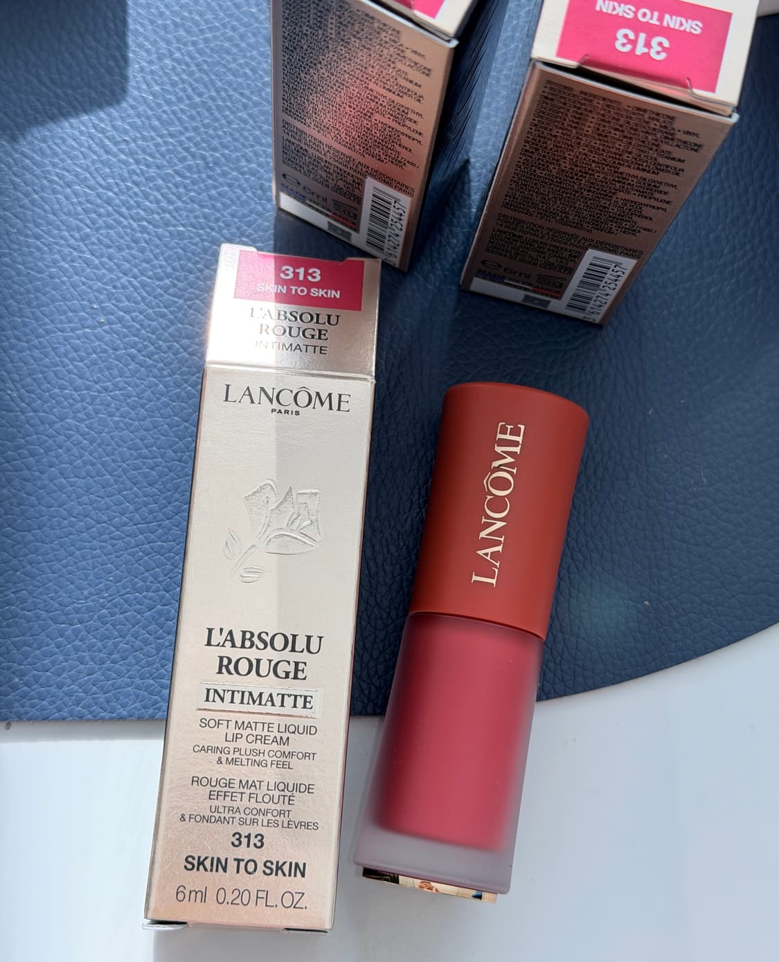 랑콤 압솔뤼 루즈 인티마뜨 313 스킨투스킨 벨벳 매트 틴트 상품이미지1