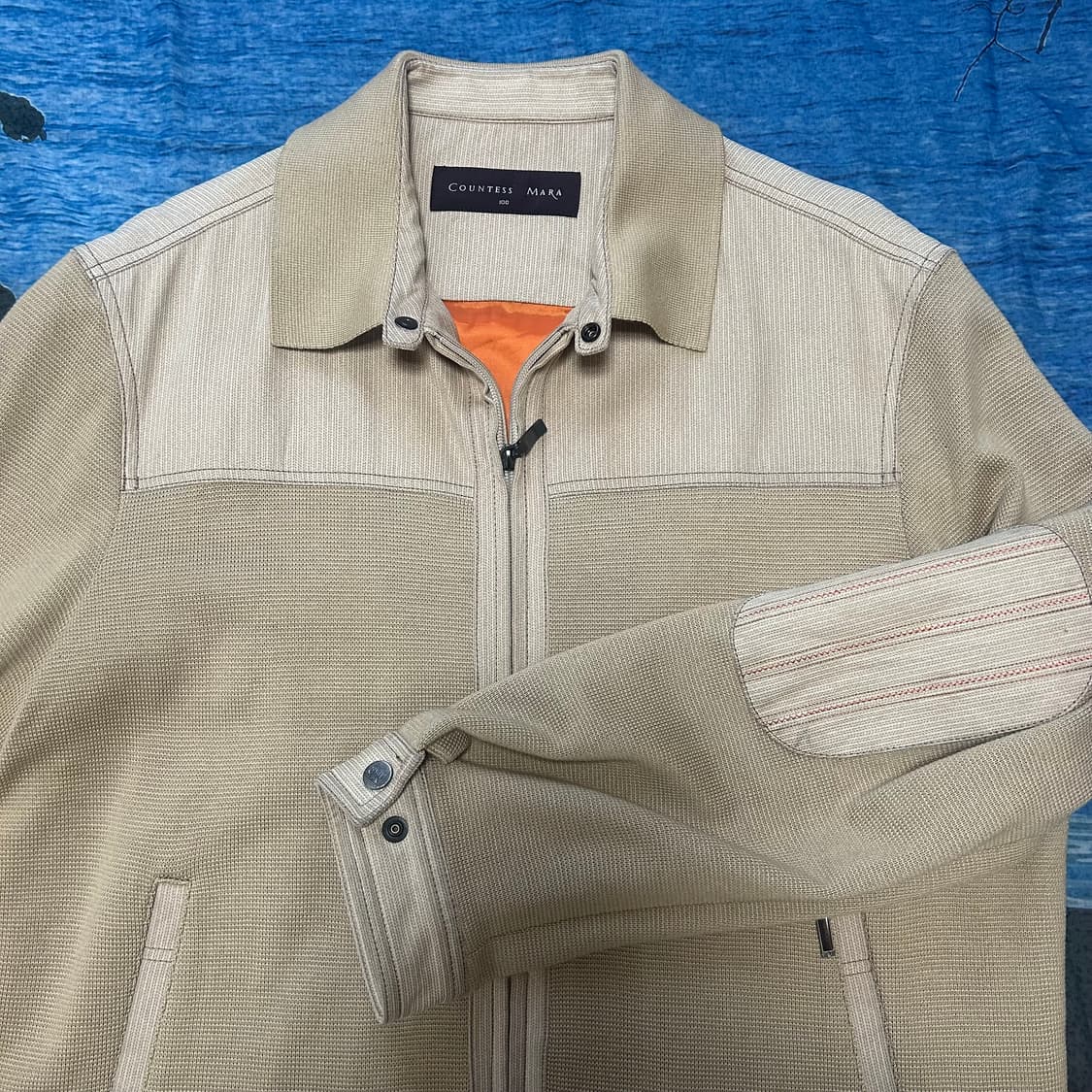 Countess Mara Beige Zip-Up Jacket 상품이미지2