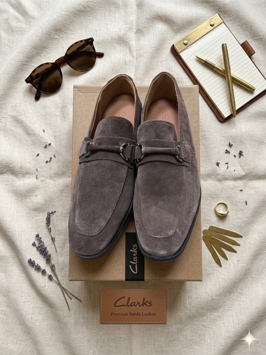 클락스(Clarks) 스웨이드 로퍼 상품이미지1